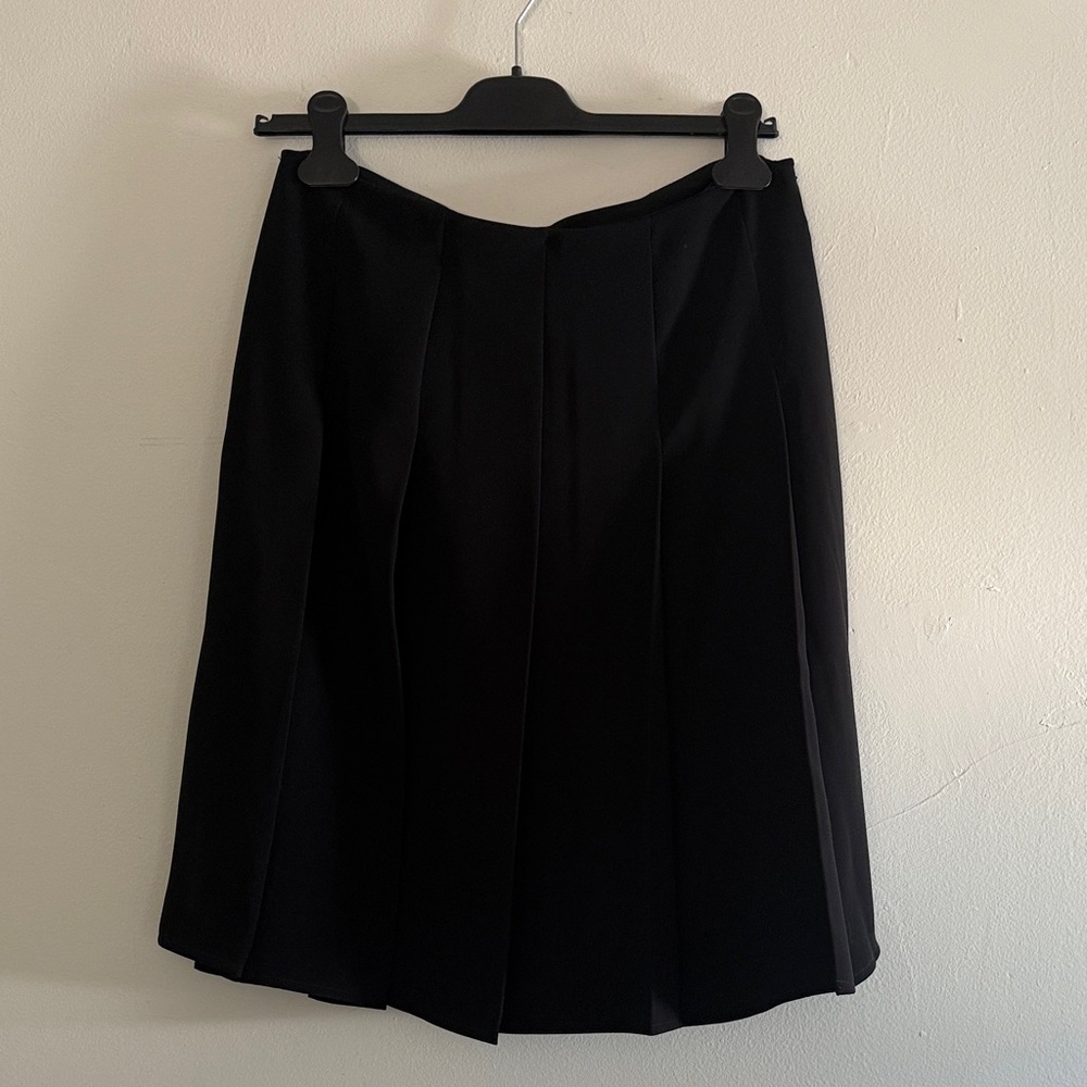 Louis Vuitton Classic Black Midi Skirt
